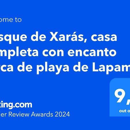 Bosque de Xarás, casa completa con encanto cerca de playa de Lapamán Marín Exterior foto