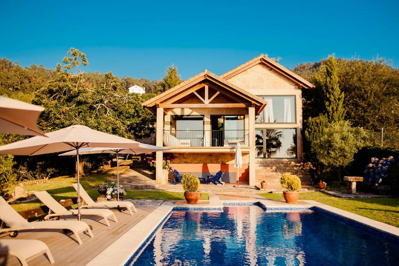 Bosque de Xarás, casa completa con encanto cerca de playa de Lapamán Marín Exterior foto
